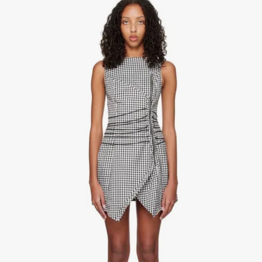 NWT MIAOU BLACK & WHITE CELESTIAL MINI DRESS ! SIZE SMALL